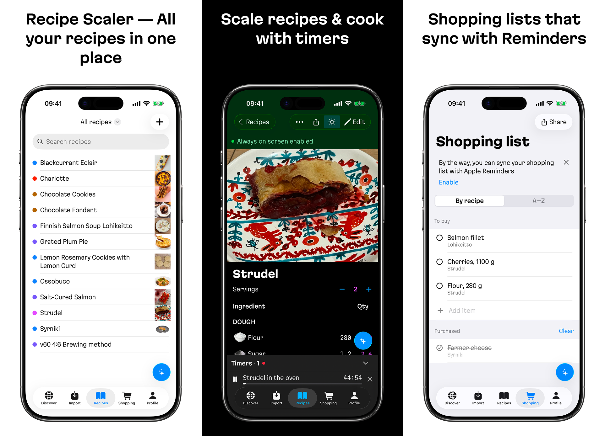 Нативный recipe scaler